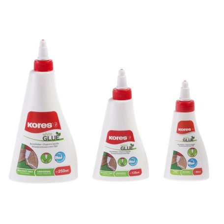 KORES Hobbiragasztó, 60 ml, KORES "White Glue"