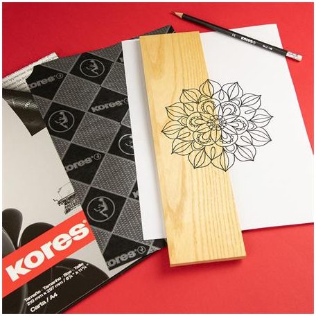 KORES Indigó, A4, gépi, KORES, 20 lap, fekete