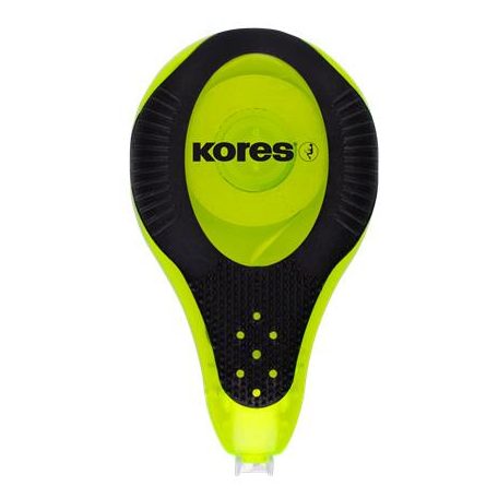 KORES Hibajavító roller, 4,2 mm x 8 m, KORES "2WAY Neon", vegyes színekben