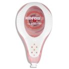 KORES Hibajavító roller, 4,2 mm x 8 m, KORES "2WAY Pastel", vegyes pasztell színekben
