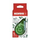 KORES Hibajavító roller, 4,2 mm x 15 m, KORES "ECO Roll On", zöld