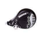 KORES Hibajavító roller, 4,2 mm x 8 m, KORES "Scooter Black&White", vegyes