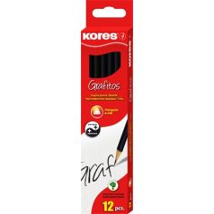 KORES Grafitceruza, HB, háromszögletű, KORES
