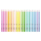 KORES Színes ceruza készlet, háromszögletű, KORES "Kolores Pastel", 24 pasztell szín