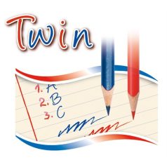   KORES Postairón, háromszögletű, KORES "Twin", kék-piros