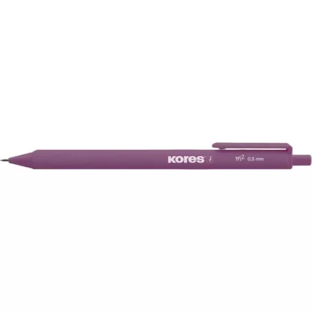 KORES Nyomósirón készlet, 0,5 mm, háromszögletű, KORES "M2 Essential", vegyes színek