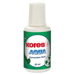   KORES Hibajavító folyadék, vízbázisú, 20 ml, KORES "Aqua"