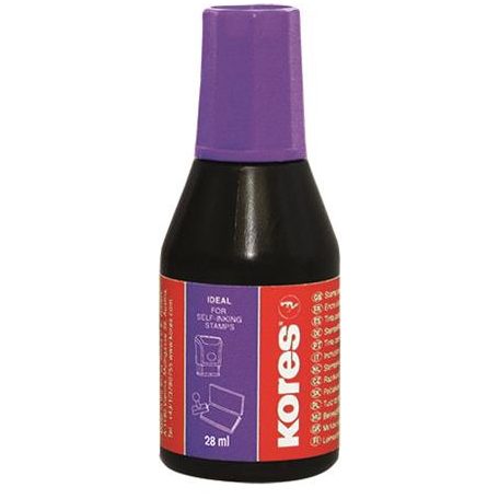 KORES Bélyegzőfesték, 28 ml, KORES, lila