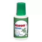KORES Hibajavító folyadék, vízbázisú, szivacsos, 20 ml, KORES "Aqua Soft Tip"