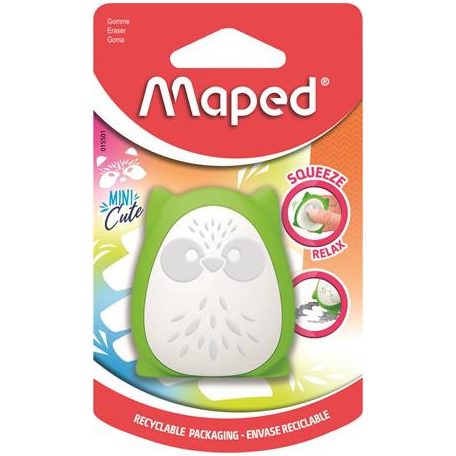 MAPED Stresszoldó radír, MAPED "Mini Cute", vegyes színek