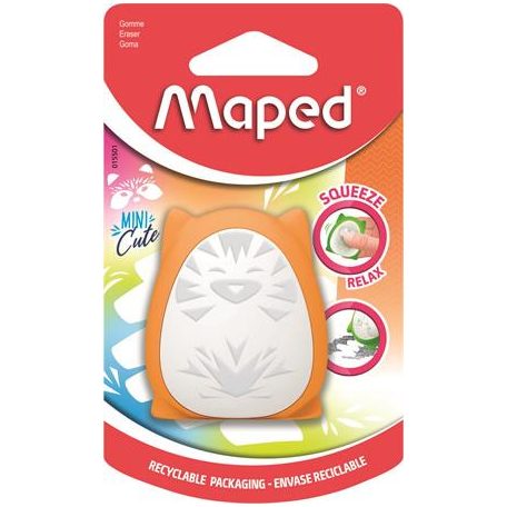 MAPED Stresszoldó radír, MAPED "Mini Cute", vegyes színek