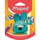 MAPED Hegyező, egylyukú, tartályos, MAPED "Croc Croc Innovation", nyuszi, vegyes színek