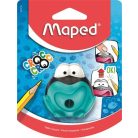 MAPED Hegyező, egylyukú, tartályos, MAPED "Croc Croc", béka, vegyes színek