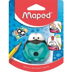   MAPED Hegyező, egylyukú, tartályos, MAPED "Croc Croc", béka, vegyes színek
