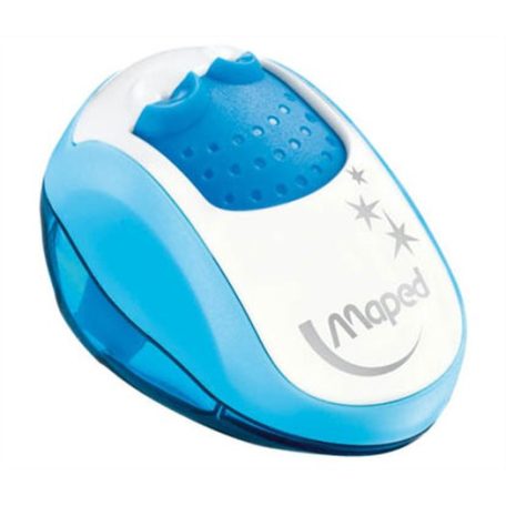 MAPED Hegyező, kétlyukú, tartályos, MAPED "Clean", vegyes színek