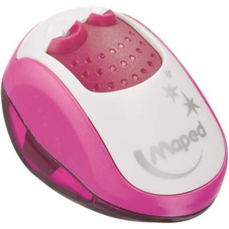 MAPED Hegyező, kétlyukú, tartályos, MAPED "Clean", vegyes színek