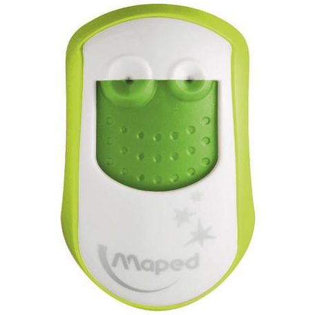 MAPED Hegyező, kétlyukú, tartályos, MAPED "Clean", vegyes színek