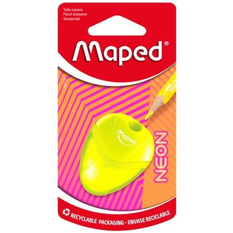 MAPED Hegyező, egylyukú, tartályos, MAPED "I-Gloo Neon", vegyes színek