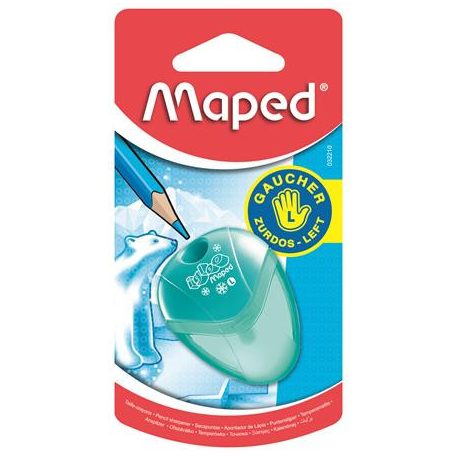 MAPED Hegyező, egylyukú, tartályos, balkezes, MAPED "I-Gloo", vegyes színek