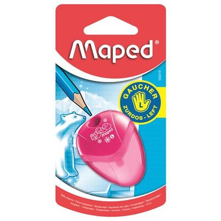 MAPED Hegyező, egylyukú, tartályos, balkezes, MAPED "I-Gloo", vegyes színek