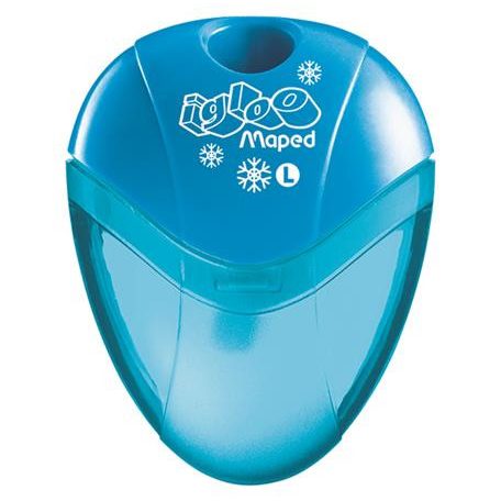 MAPED Hegyező display, egylyukú, tartályos, balkezes, MAPED "I-Gloo", vegyes színek