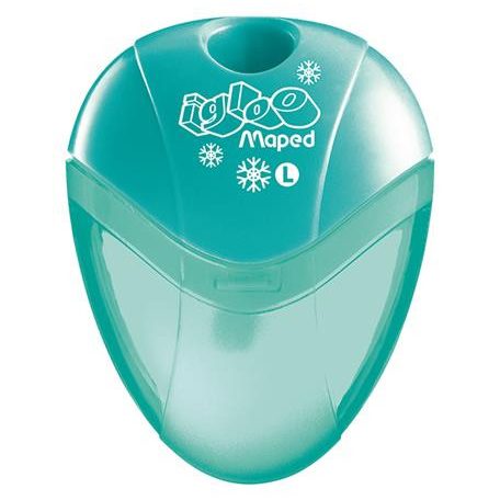 MAPED Hegyező display, egylyukú, tartályos, balkezes, MAPED "I-Gloo", vegyes színek
