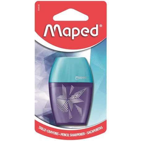 MAPED Hegyező, egylyukú, tartályos, MAPED „Arctic Shaker jégvilág"