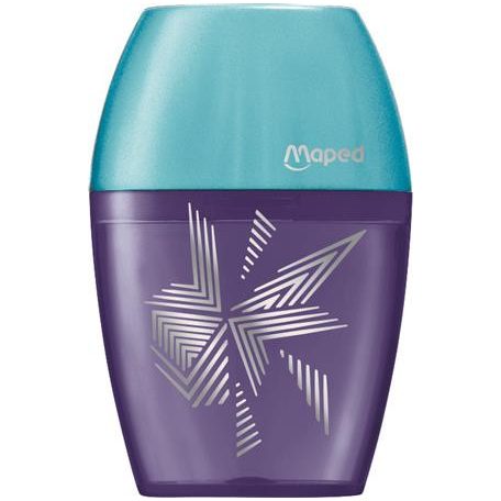 MAPED Hegyező, egylyukú, tartályos, MAPED „Arctic Shaker jégvilág"