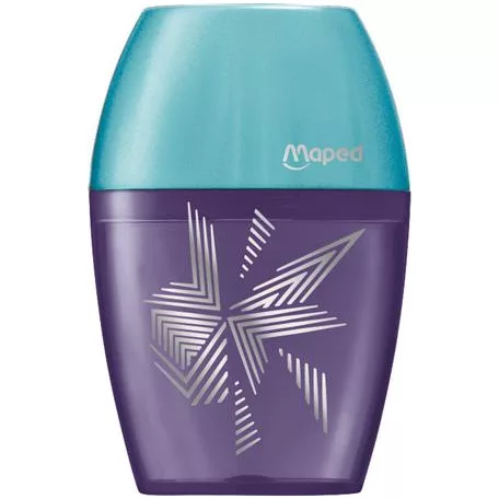 MAPED Hegyező display, egylyukú, tartályos, MAPED „Arctic Shaker jégvilág”