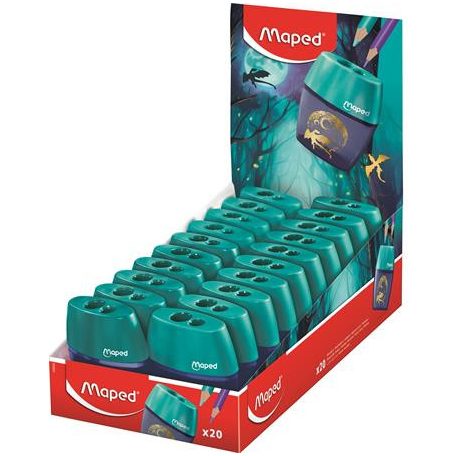 MAPED Hegyező display, kétlyukú, tartályos, MAPED „Dragon Shaker sárkány”