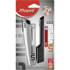 MAPED Tűzőgép, 24/6, 26/6, 20 lap, MAPED "Universal Metal Half-Strip", vegyes színek