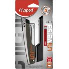 MAPED Tűzőgép, 24/6, 26/6, 20 lap, MAPED "Universal Metal Half-Strip", vegyes színek