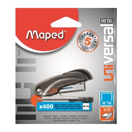 MAPED Tűzőgép, No. 10, 15 lap, MAPED "Mini Universal Metal"