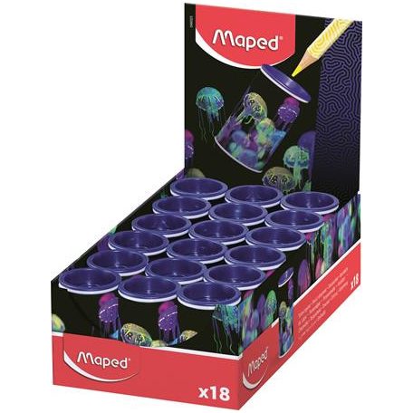 MAPED Hegyező display, egylyukú, fémtartályos, MAPED "Deepsea Paradise"