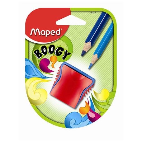 MAPED Hegyező, kétlyukú, tartályos, MAPED "Boogy", vegyes színek