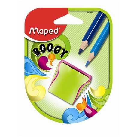 MAPED Hegyező, kétlyukú, tartályos, MAPED "Boogy", vegyes színek
