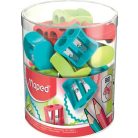 MAPED Hegyező display, kétlyukú, MAPED "Vivo" vegyes színek