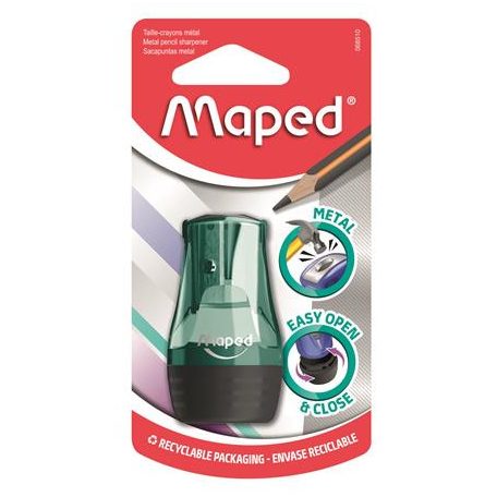 MAPED Hegyező, egylyukú, tartályos, MAPED "Tonic", vegyes színek