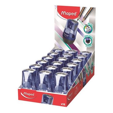 MAPED Hegyező display, kétlyukú, tartályos, MAPED "Tonic", kék