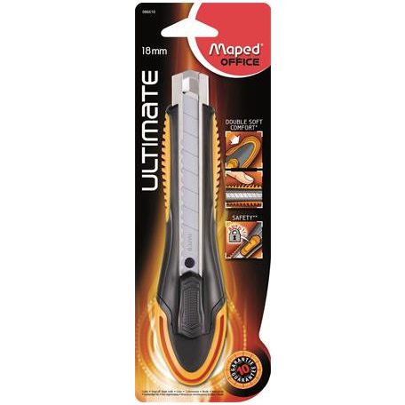 MAPED Univerzális kés, 18 mm, jobbkezes, "Ultimate", MAPED