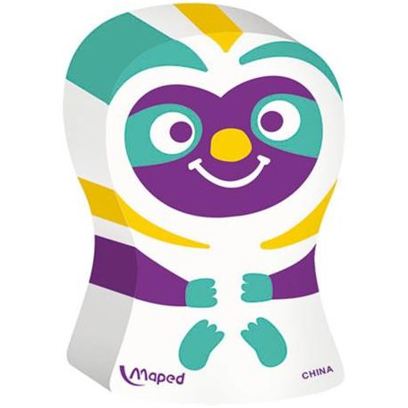 MAPED Radír display, vegyes minták, MAPED "Ergo Fun Multicolor"