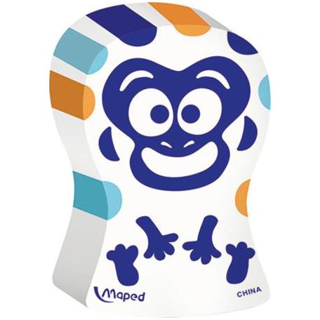 MAPED Radír display, vegyes minták, MAPED "Ergo Fun Multicolor"