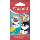MAPED Radír, vegyes minták, MAPED "Ergo Fun Multicolor"