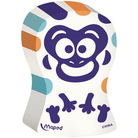 MAPED Radír, vegyes minták, MAPED "Ergo Fun Multicolor"