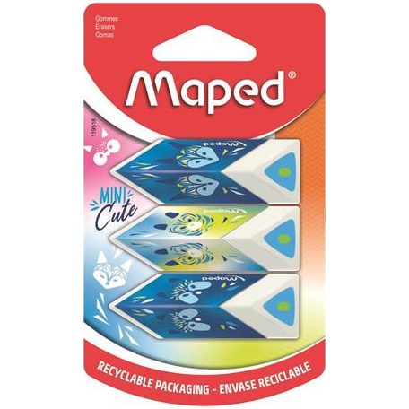 MAPED Radír, MAPED "Mini Cute", vegyes színek
