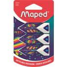 MAPED Radír, MAPED "Pixel Party Pyramid ", 3 darab