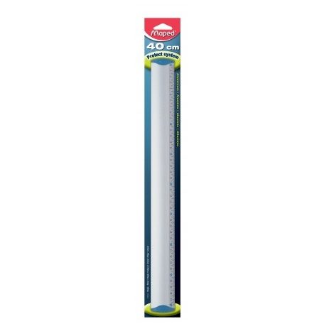 MAPED Vonalzó, alumínium, 40 cm, MAPED "Protect System"