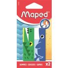 MAPED Radír, állatos, MAPED „Animals”, vegyes minták, 2 db