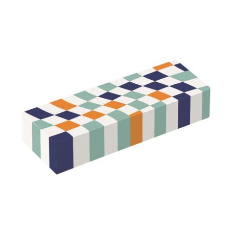 MAPED Radír display, kockamintás, MAPED „Checkerboards”, vegyes minták