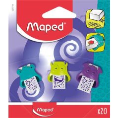   MAPED Radír display, MAPED "Little Monster", vegyes színek